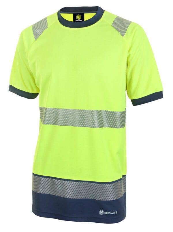 2 Tone Breathable T-shirt w/ Hi Vis Bands - Image 2
