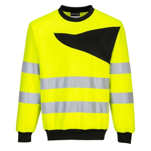 PW2 Hi-Vis Crew Neck Sweatshirt - Image 2