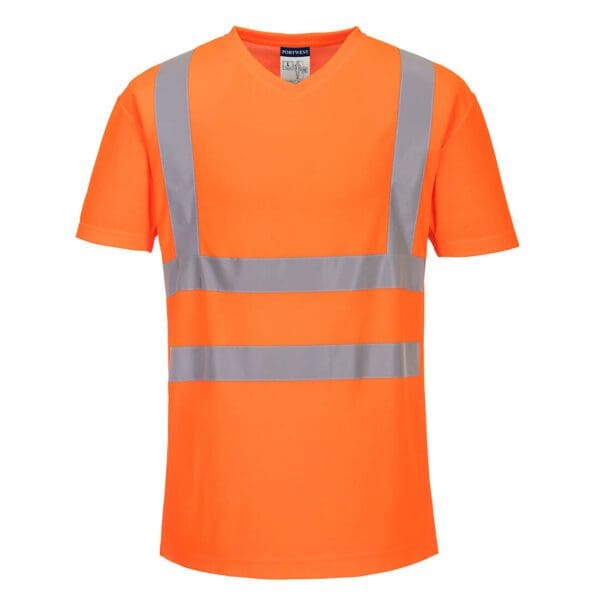 V-Neck Mesh Inserts T-Shirt