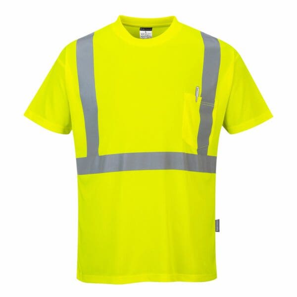 Hi-Vis Pocket T-Shirt - Image 3
