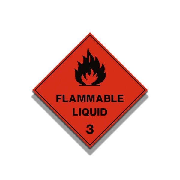 Flammable Liquid 3 (100 x 100mm)