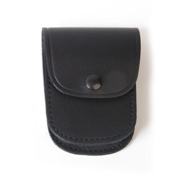 Closed Top Leather Handcuff Pouch