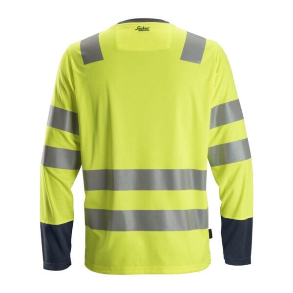2433 - High-Vis Long Sleeve T-Shirt Class 2 - Image 2