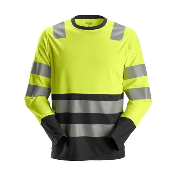 2433 - High-Vis Long Sleeve T-Shirt Class 2 - Image 3