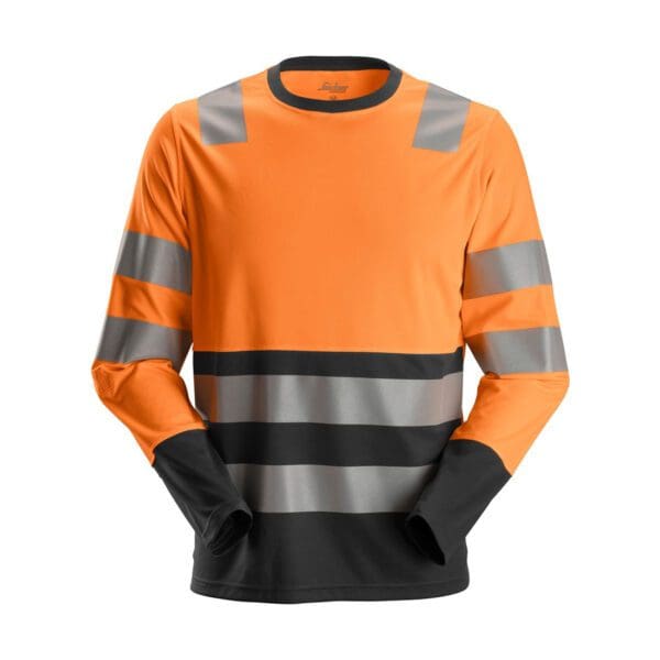 2433 - High-Vis Long Sleeve T-Shirt Class 2 - Image 5