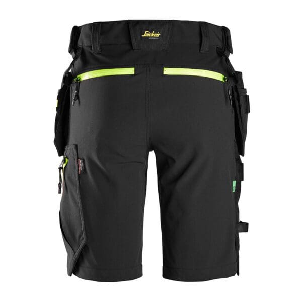 6140 - FlexiWork, Softshell Stretch Shorts+ Holster Pockets - Image 2