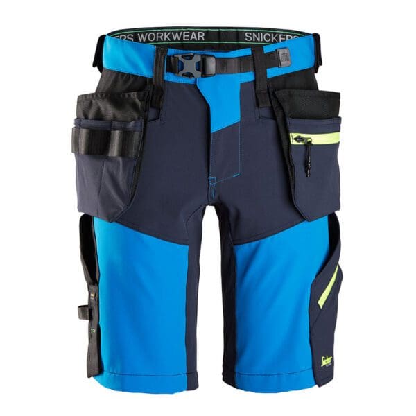 6140 - FlexiWork, Softshell Stretch Shorts+ Holster Pockets - Image 3