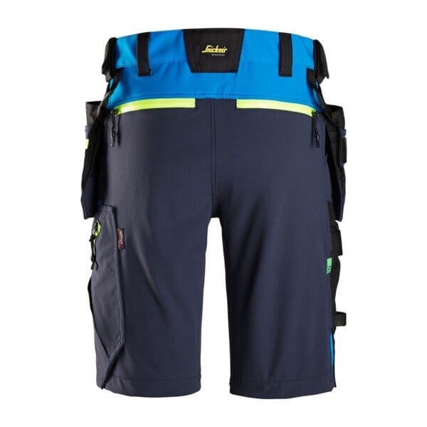6140 - FlexiWork, Softshell Stretch Shorts+ Holster Pockets - Image 4
