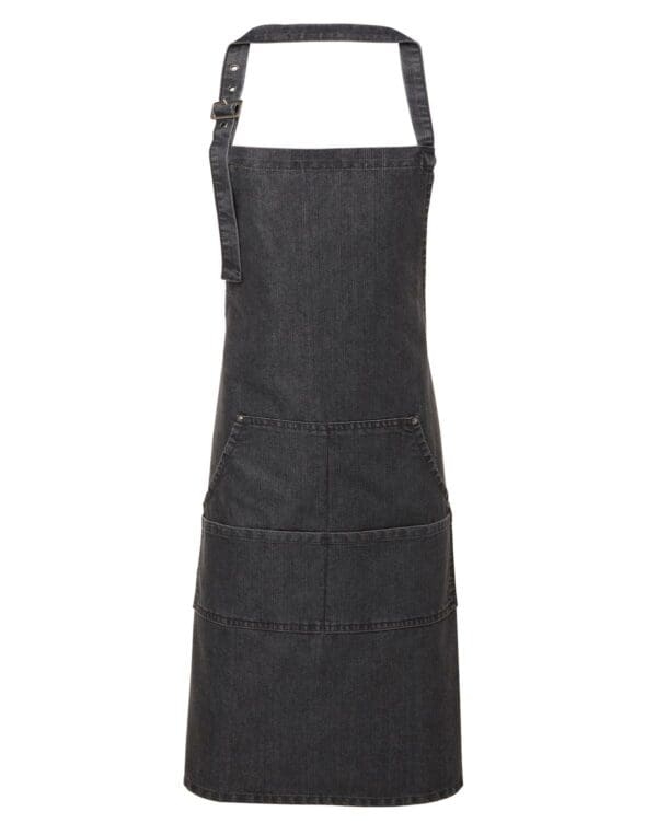 Denim Stitch Bib Apron