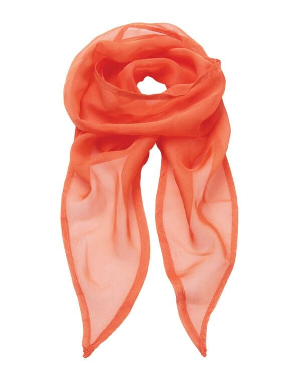 'Colours Collection' Plain Chiffon Scarf - Image 3