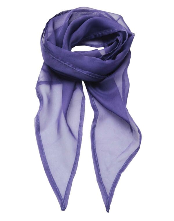 'Colours Collection' Plain Chiffon Scarf - Image 18