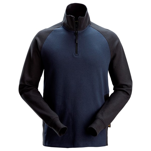 2841 Two Coloured Half Zip Sweatshirt