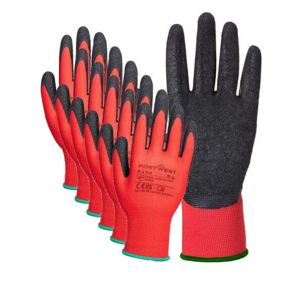 Flex Grip Latex Glove (Pack of 12 Pairs)