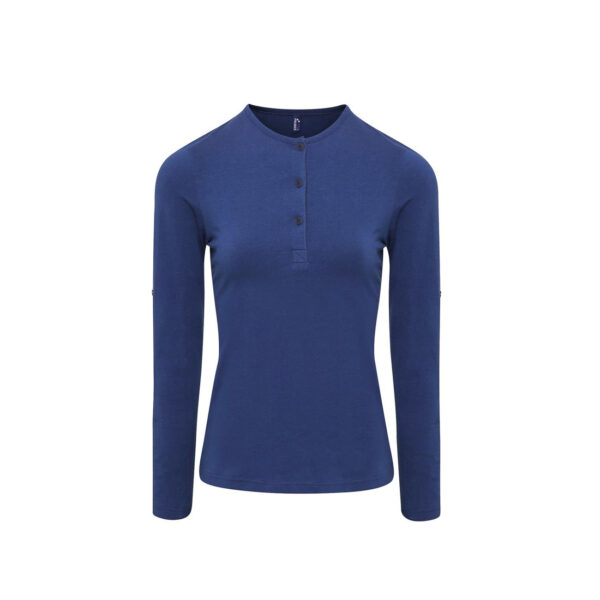 Women's Long John Roll Sleeve Tee - Image 3