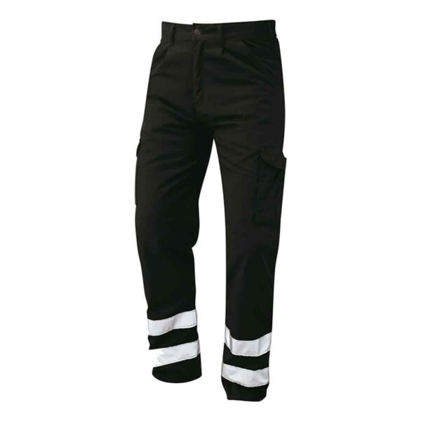 Condor Combat Trouser With Reflective Bands - Black
