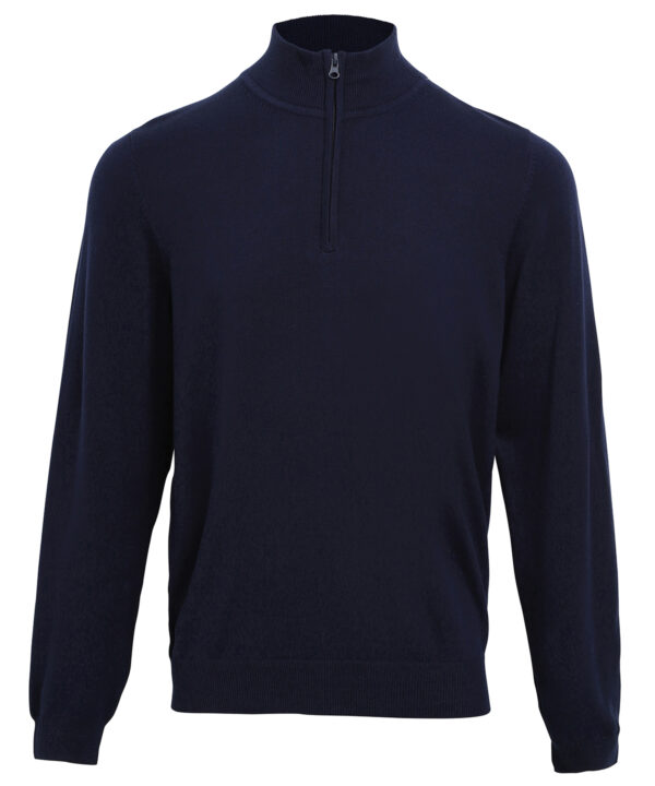 PR695 Premier Zip Neck Sweater