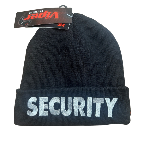 Viper Black Security Beanie