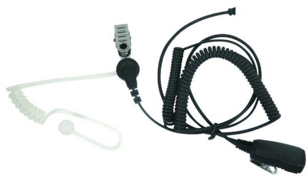 Icom 2 Wire Acoustic Tube Earpiece with Coiled Wire - GRS 2 pin
