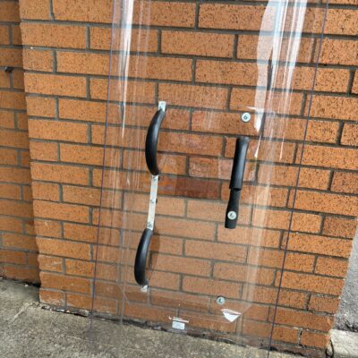NEW Clear Interlocking Riot Crowd Control - Shield 1200 x 575mm