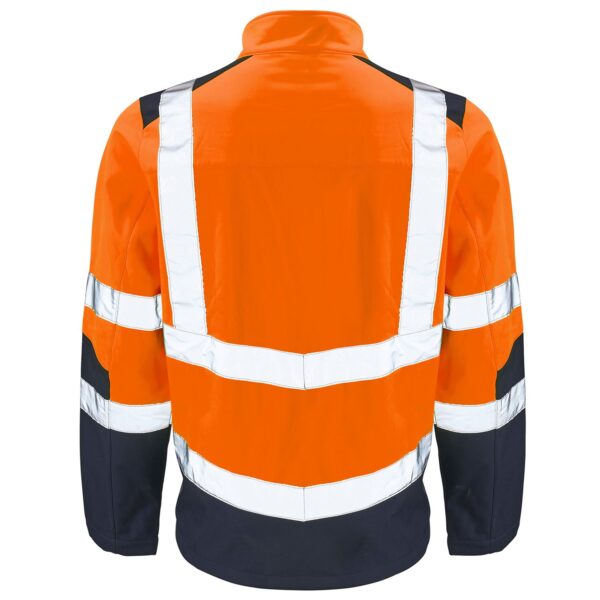 Supertouch Stylish Hi Vis 2 Tone Softshell Jacket - Image 2