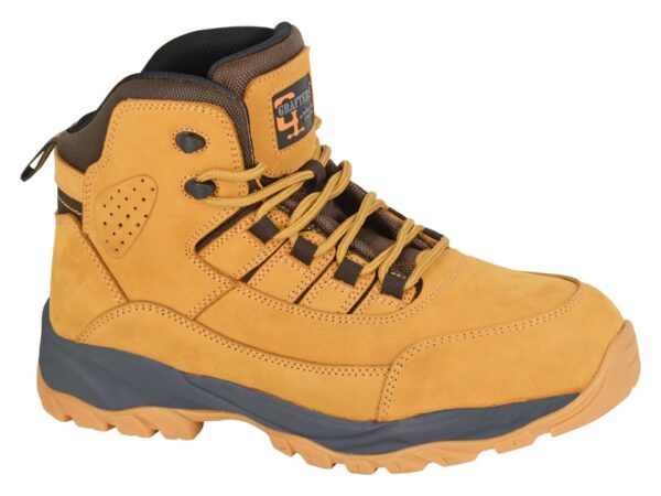 Stylish Nubuck Safety Hiker Boot - EN ISO 20345 S3 - HRO, SRA
