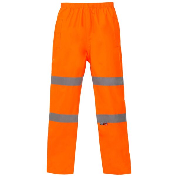 Supertouch Hi Vis Yellow/Orange Waterproof - Breathable Trousers - Image 2