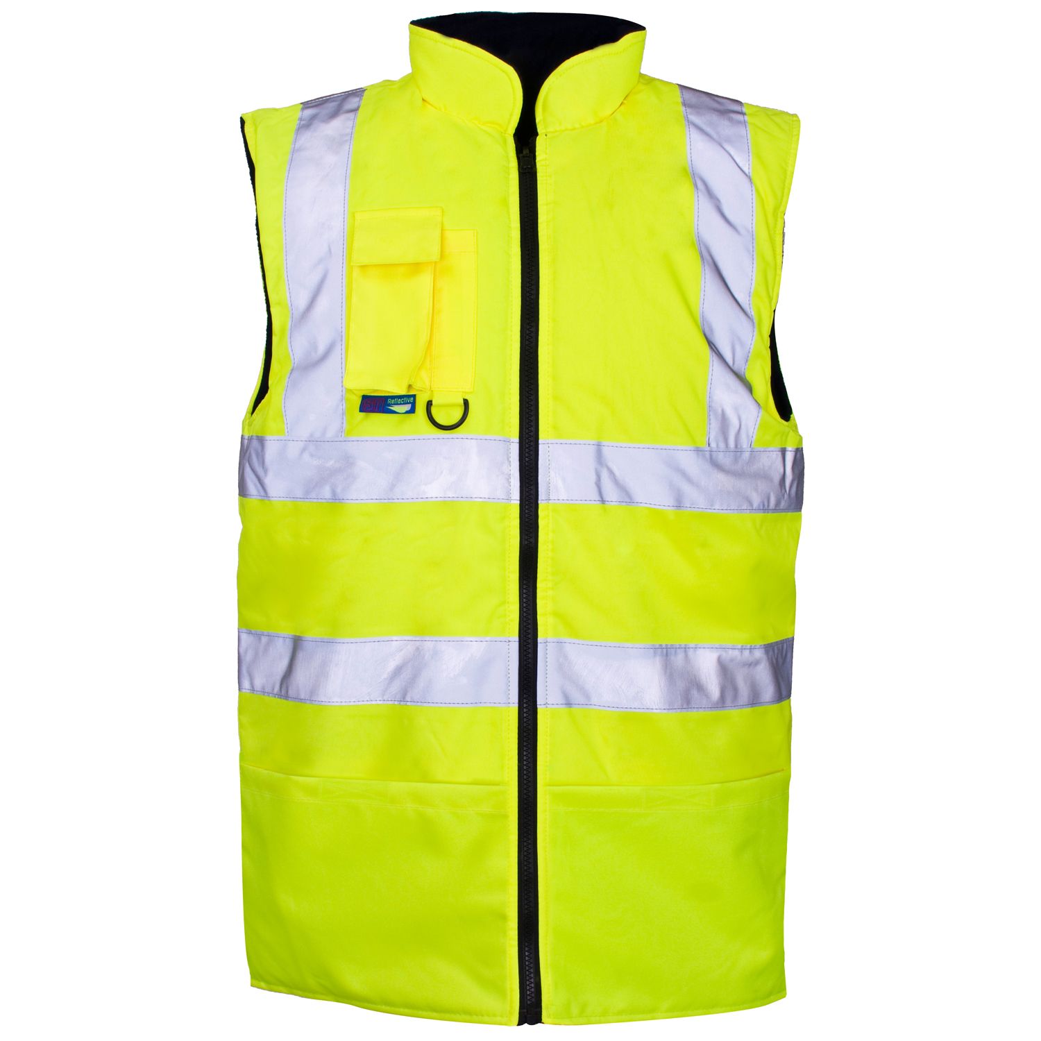 Supertouch Hi Vis Reversible Bodywarmer EN ISO 20471 Class 2 - Image 2