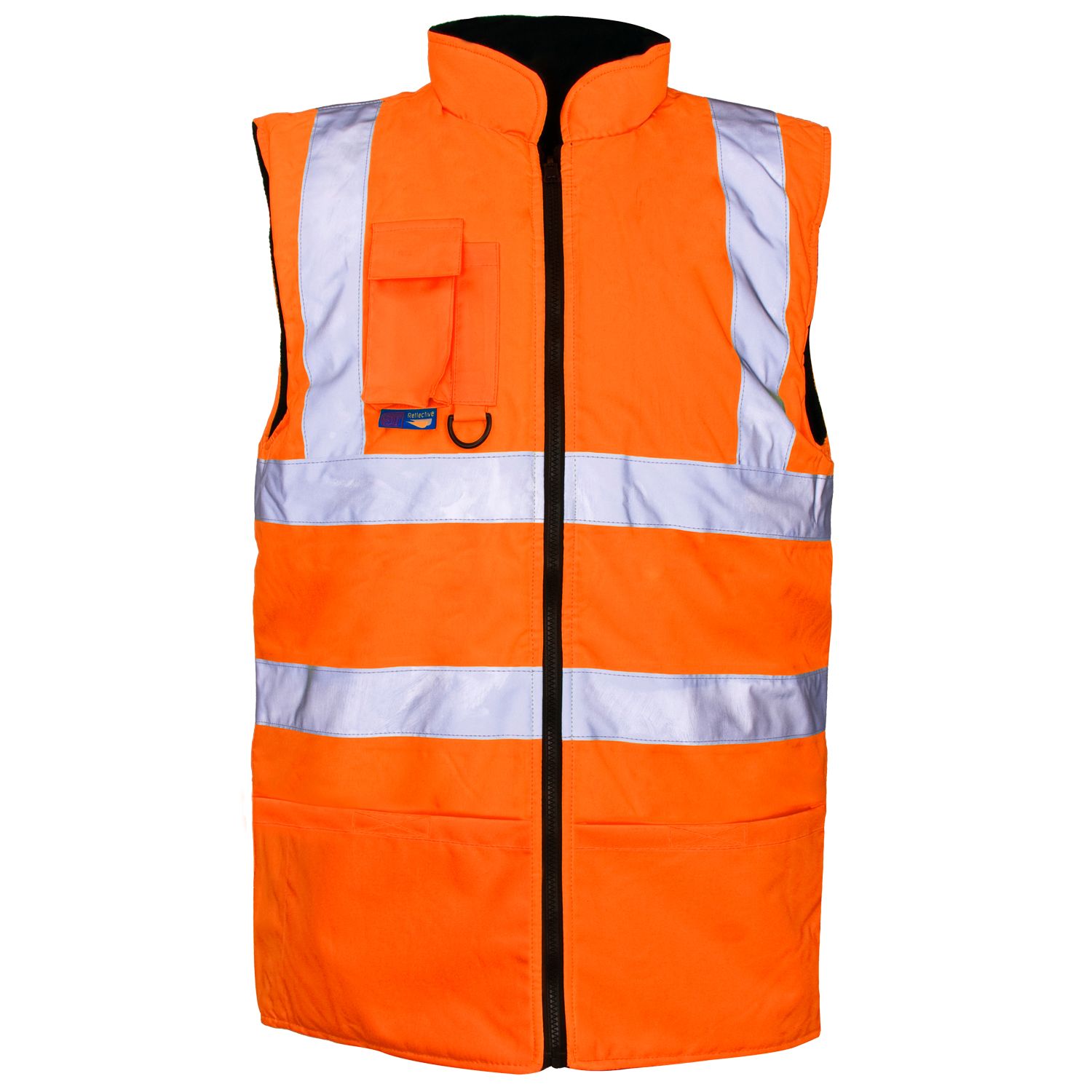 Supertouch Hi Vis Reversible Bodywarmer EN ISO 20471 Class 2