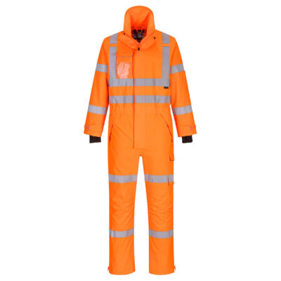 S593 - Hi-Vis Extreme Rain Coverall Orange 4:3