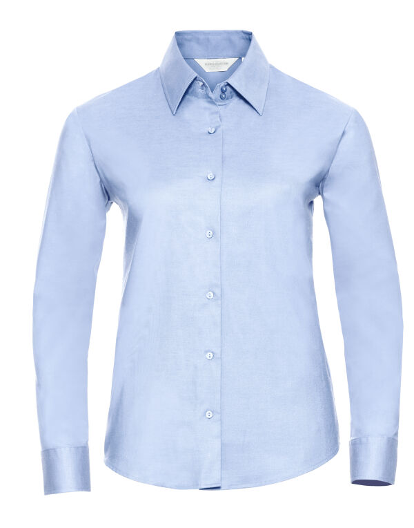 Ladies' Long Sleeve Tailored Oxford Shirt - Image 2
