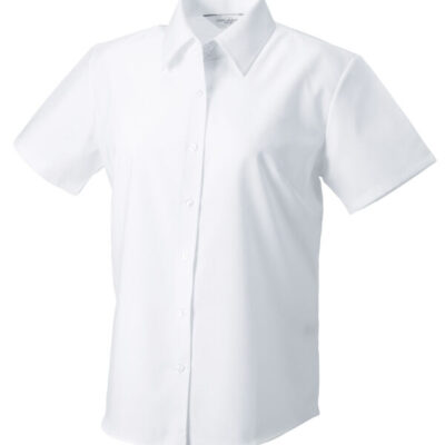 Ladies' Short Sleeve Tailored Oxford Shirt