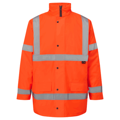 Supertouch Hi Vis Padded Parka EN ISO 20471:3 EN 343: 4:1:X