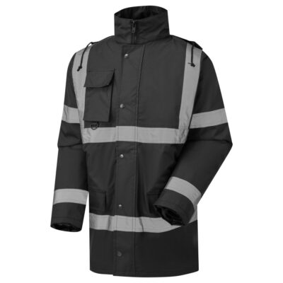 Supertouch Padded Security Parka with Hi Vis Bands