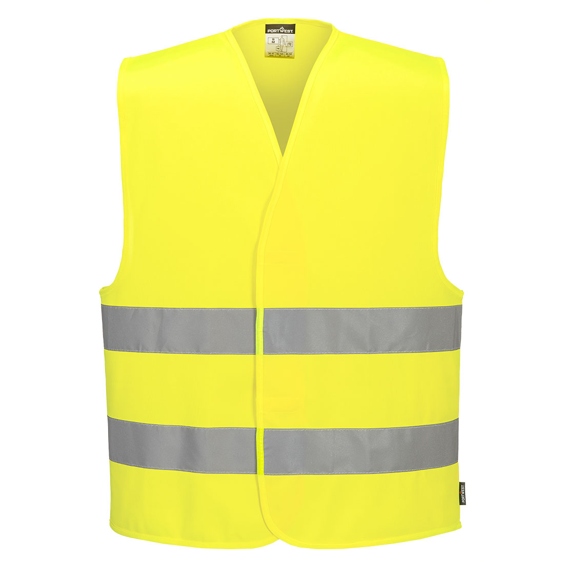 ES474 - ES1 Essential Hi-Vis Two Band Vest - Image 3
