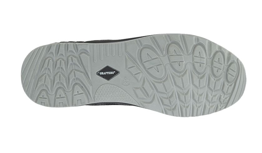 M219F Black Textile Mesh/Suede Safety Trainer EN 20345:2022 - Image 2