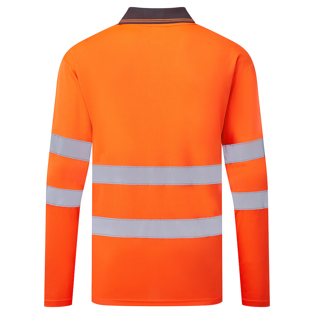 Essential Hi-Vis Long Sleeved Polo - Image 4