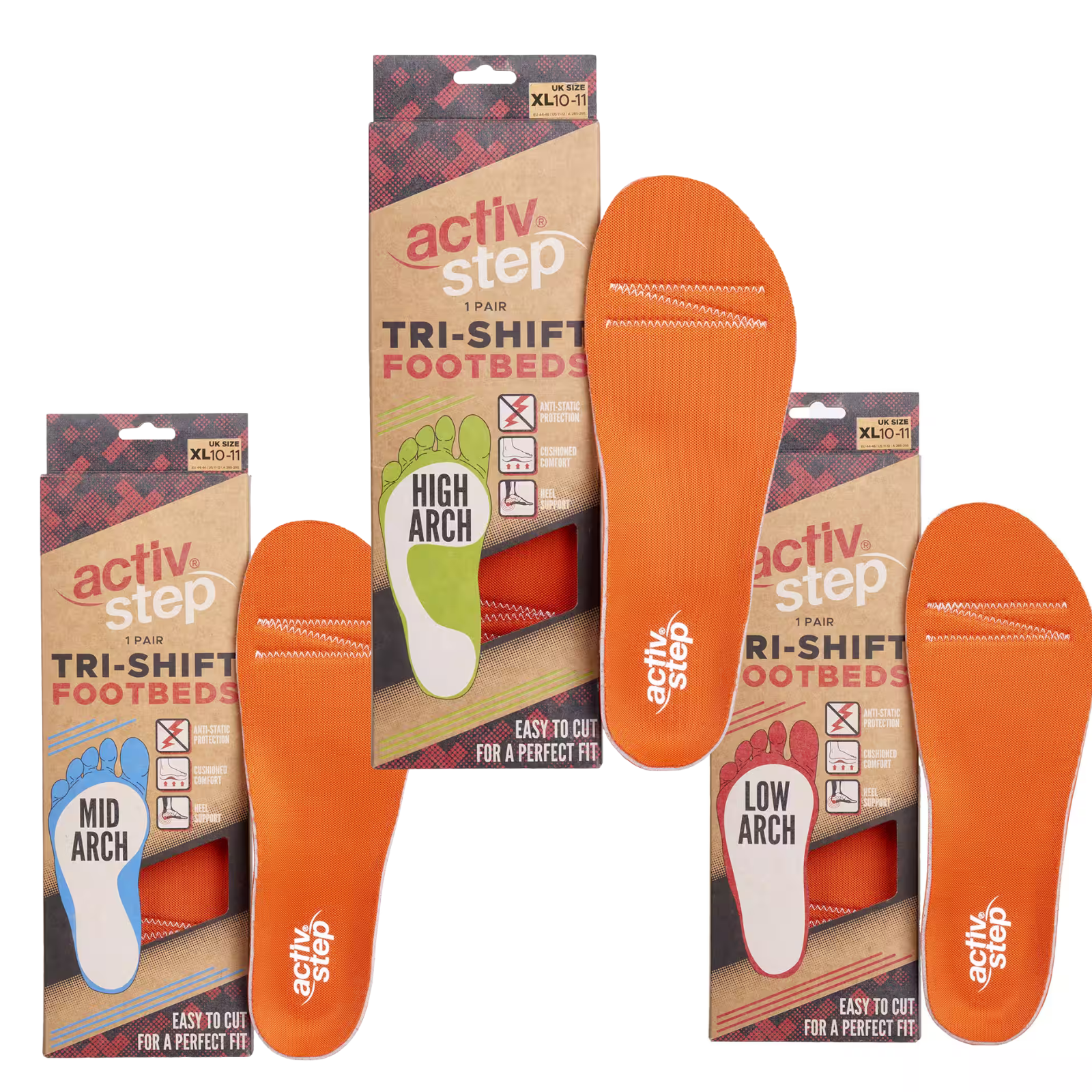 Activ-Step Tri-Shift Footbeds