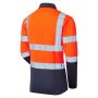 Supertouch Hi-Vis 2 Tone Long Sleeved Polo Shirt SHV-30L - Image 4