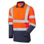 Supertouch Hi-Vis 2 Tone Long Sleeved Polo Shirt SHV-30L