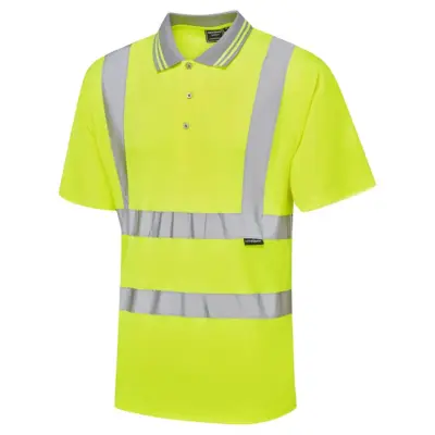 Supertouch Hi Vis Bird Eye Polo Shirt - Yellow