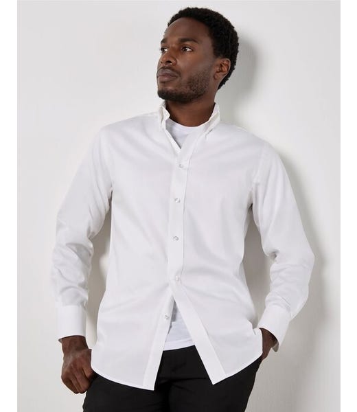 KK188 Mens Tailored Fit Long Sleeved Shirt