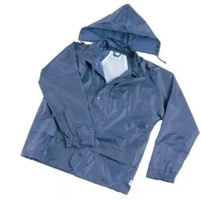 Children's Junior Tornado Hooded Waterproof Jacket Navy