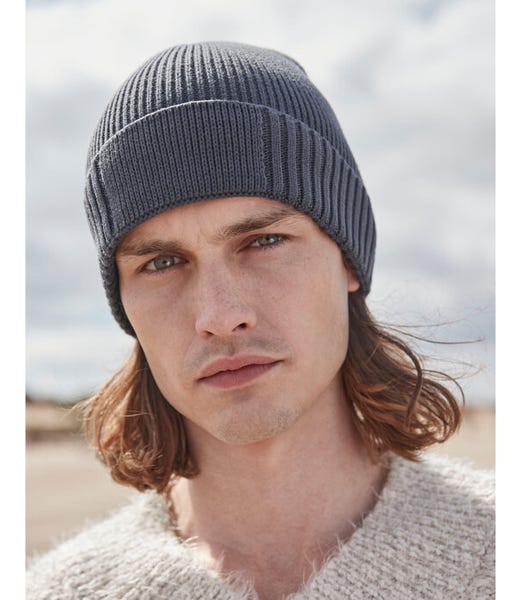 Beechfield Organic Cotton Patch Beanie